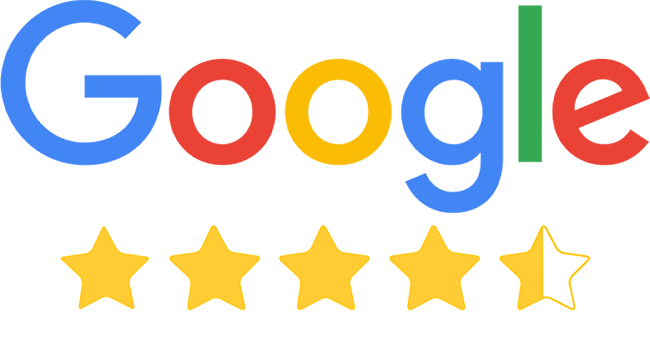 Rated 4.5 stars on Google